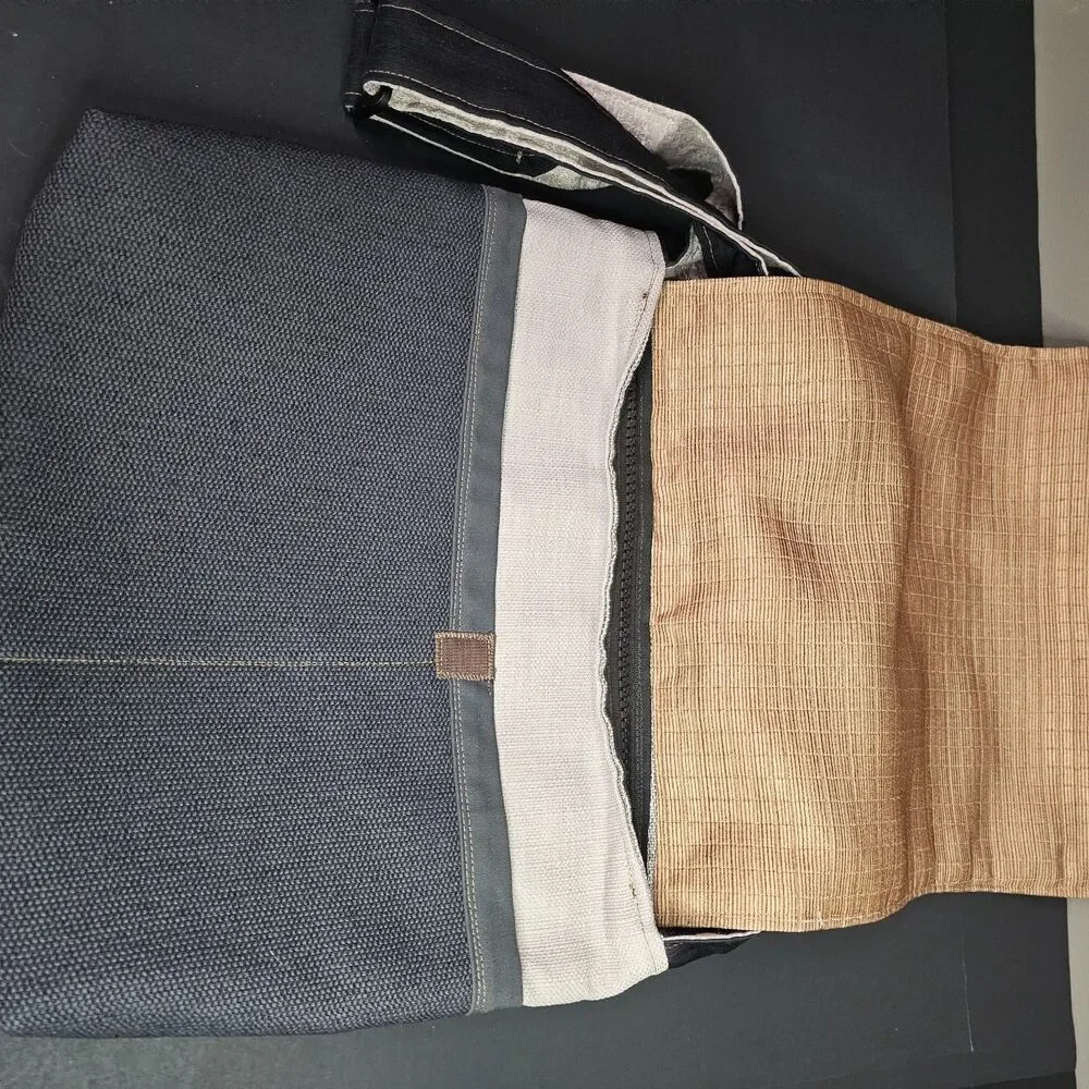 NWOT Rare Bags Australia Handmade Recycled Fabric Cross-Body Bag Religious Eco